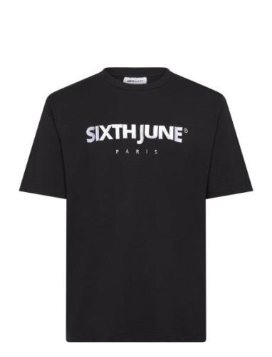 Essentiel Ss Tshirt Black SIXTH JUNE