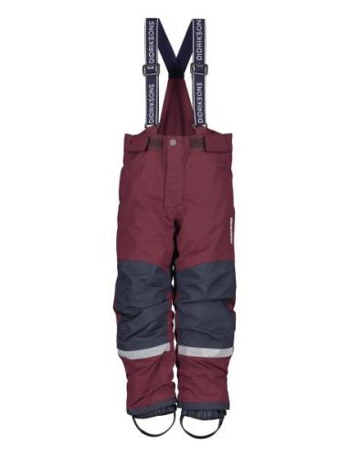 Idre Kids Pants 6 Burgundy Didriksons