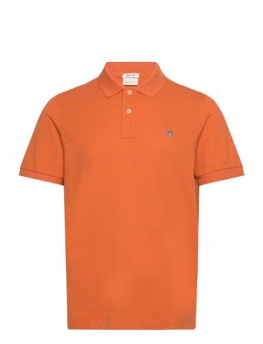 Reg Shield Ss Pique Polo Orange GANT