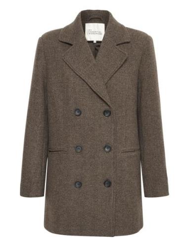 Franniemw Short Coat Brown My Essential Wardrobe