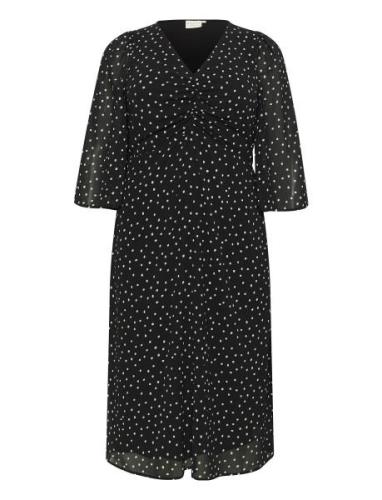 Kcsallie Dress Black Kaffe Curve