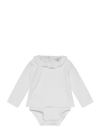 Ruffled Cotton Body White Mango