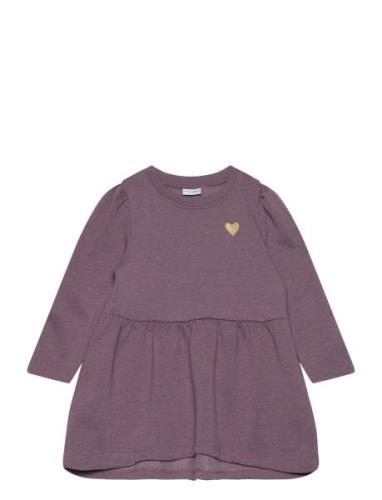 Nmfvima Ls Swe Dress Bru Purple Name It