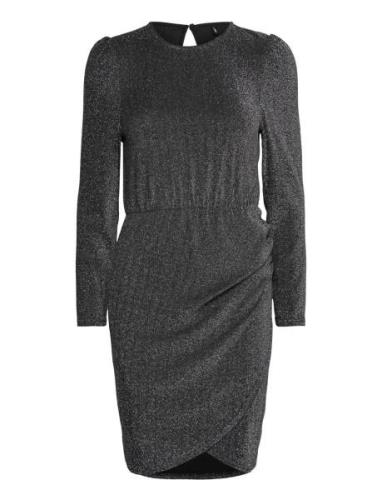 Onlrich L/S Glitter Dress Jrs Black ONLY