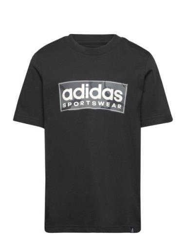 B Camo Lin T Black Adidas Sportswear