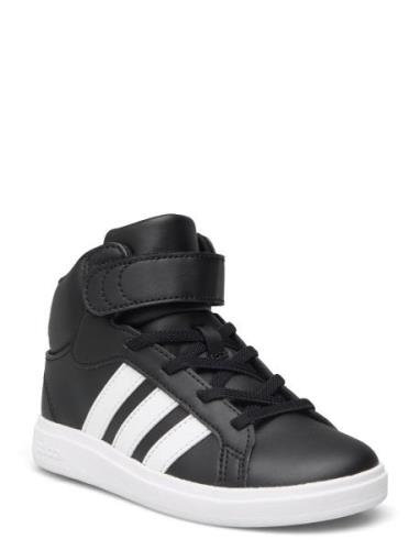 Grand Court Mid K Black Adidas Sportswear