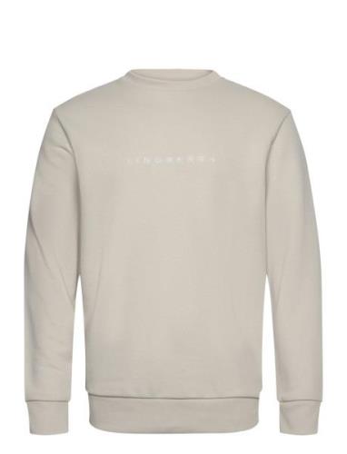 O-Neck Brand Carrier Sweatshirt Beige Lindbergh