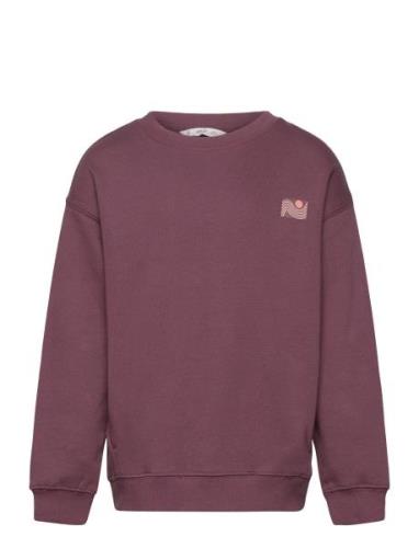 Printed Cotton Sweatshirt Burgundy Mango