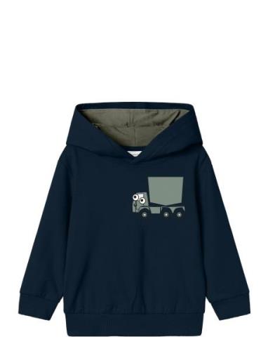 Nmmnutraktor Nreg Sweat Wh Bru Box Navy Name It