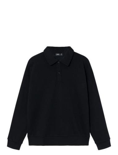 Nlmnikid Ls Polo Sweat Black LMTD