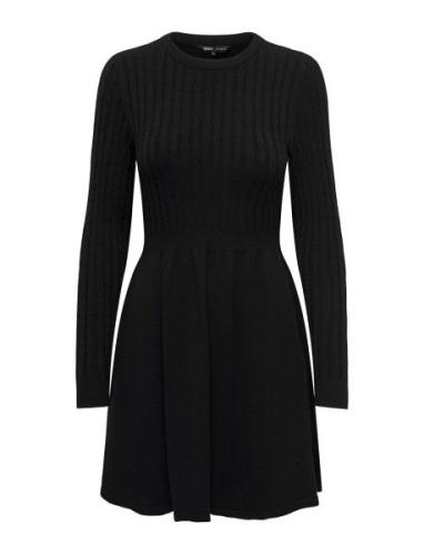 Onlfia Ls Cable Dress Knt Noos Black ONLY