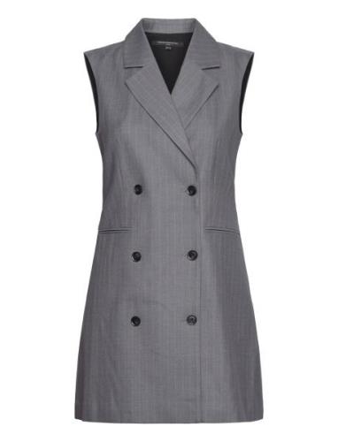 Fiorella Pin Stripe Tuxedo Dre Grey French Connection