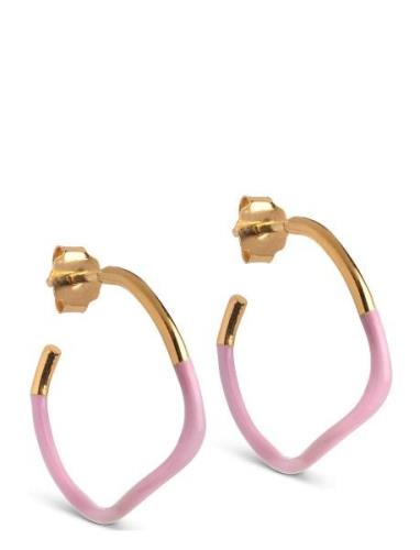 Sway Hoops Gold Enamel Copenhagen