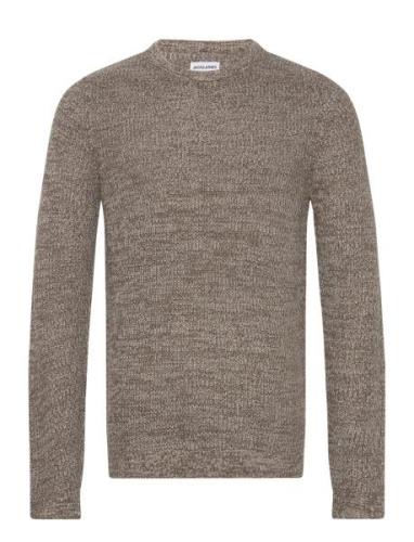 Jjelewis Knit Crew Neck Sn Grey Jack & J S