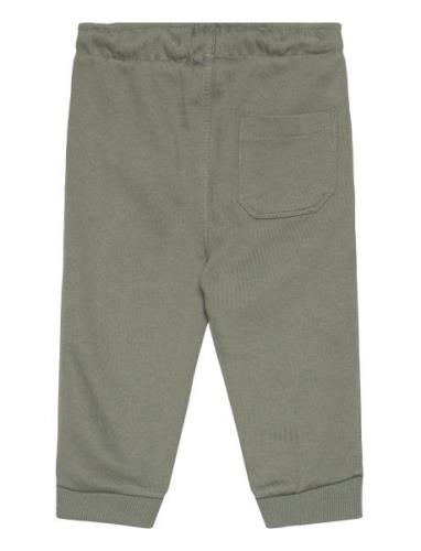 Cotton Jogger-Style Trousers Green Mango