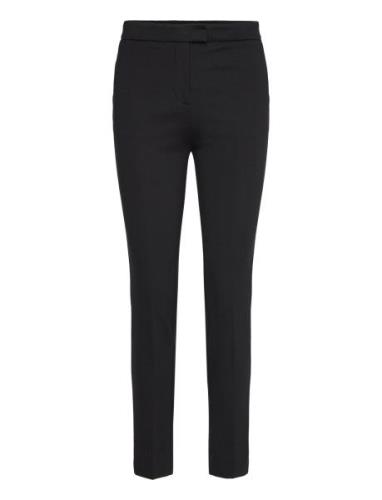 Rome-Knit Straight Trousers Black Mango