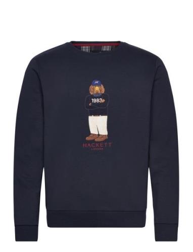 Harry Logo Crew Navy Hackett London