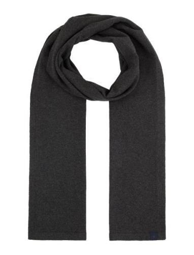 Cotton Cashmere Blend Scarf Grey Tom Tailor