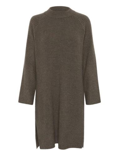 Karinya Knit Dress Brown Kaffe