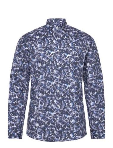 Aop Floral Shirt L/S Navy Lindbergh