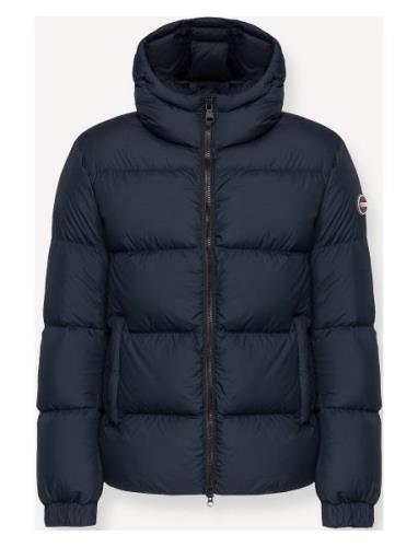 Mens Down Jacket Navy Colmar