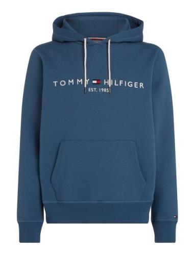 Tommy Logo Hoody Blue Tommy Hilfiger