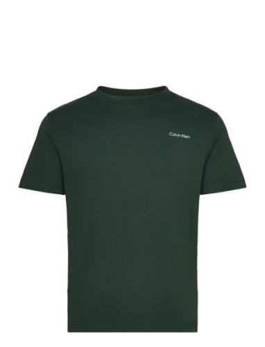 Micro Logo Interlock T-Shirt Green Calvin Klein