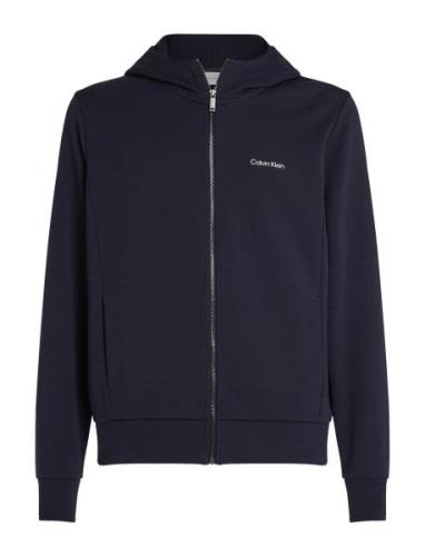 Micro Logo Repreve Hoodie Jacket Navy Calvin Klein