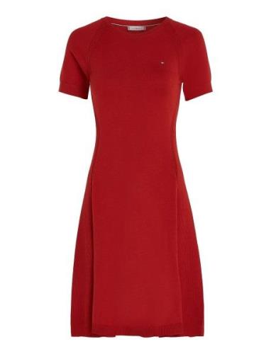 Co Jersey Stitch F&F Dress Red Tommy Hilfiger