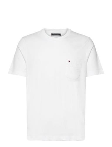 Essential Solid Pocket Tee White Tommy Hilfiger