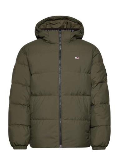 Tjm Essential Down Jacket Ext Green Tommy Jeans