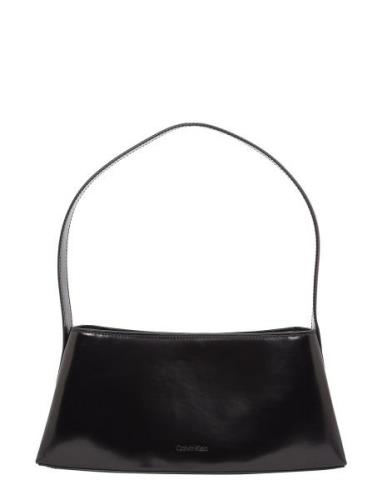 Refined Sculpt Shlder Bag_Shiny Black Calvin Klein