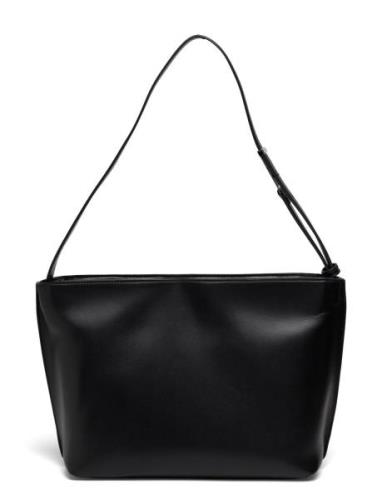 Embossed Logo Medium Tote Black Calvin Klein