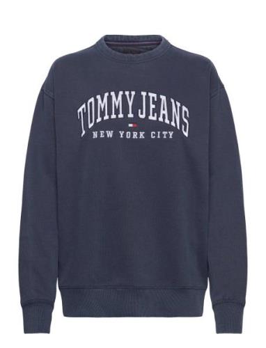 Tjw Rlx Varsity Crew Navy Tommy Jeans