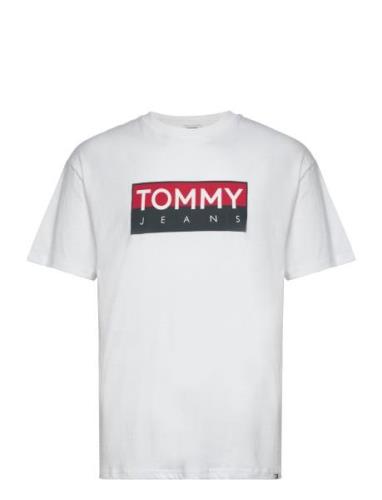 Tjm Reg Rwb Tommy Entry Tee Ext White Tommy Jeans