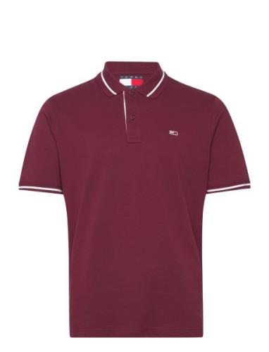 Tjm Reg Tipped Polo Ss Red Tommy Jeans