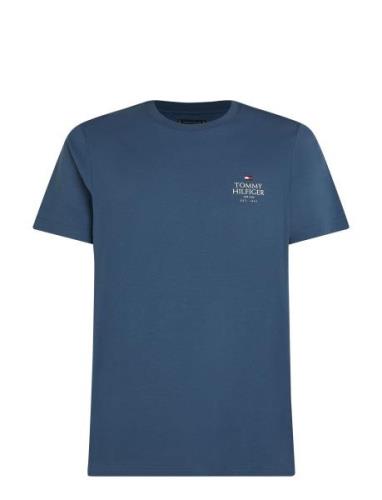 Hilfiger Stack Tee Blue Tommy Hilfiger