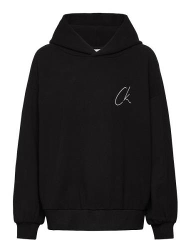 Ck Signage Comfort Hoodie Black Calvin Klein