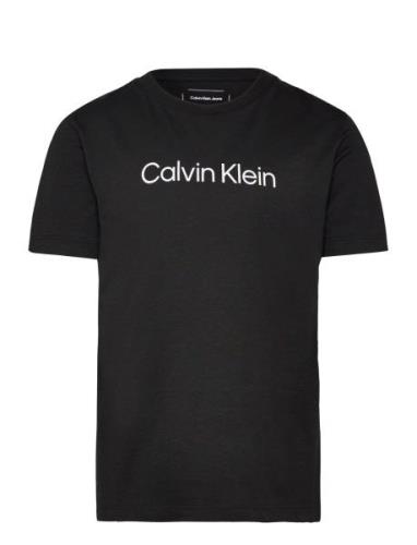 Inst. Logo Ss T-Shirt Black Calvin Klein