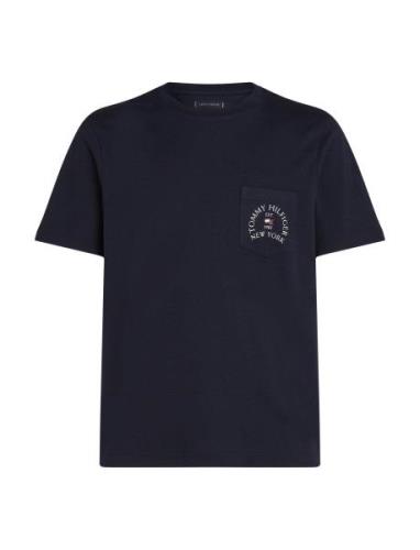 Hilfiger Arch Pocket Tee Navy Tommy Hilfiger