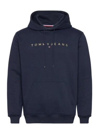 Tjm Reg Linear Gold Hood Ext Navy Tommy Jeans