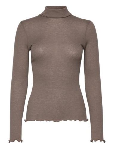 Wool Turtle Neck Brown Rosemunde