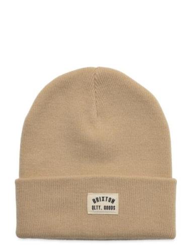 Woodburn Watch Cap Beanie Beige Brixton