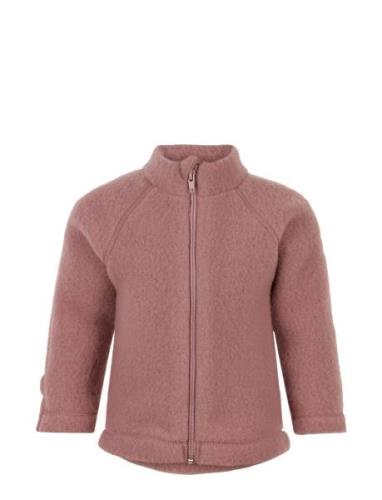 Wool Baby Jacket Pink Mikk-line