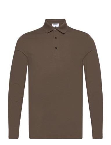 Luke Stretch Polo Shirt Brown Filippa K