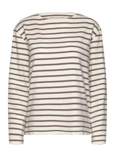 Blessed Sweatshirt Stripe Cream Moshi Moshi Mind