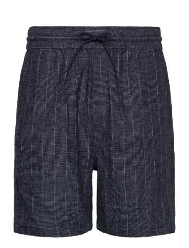 Otto Linen Shorts Navy Les Deux