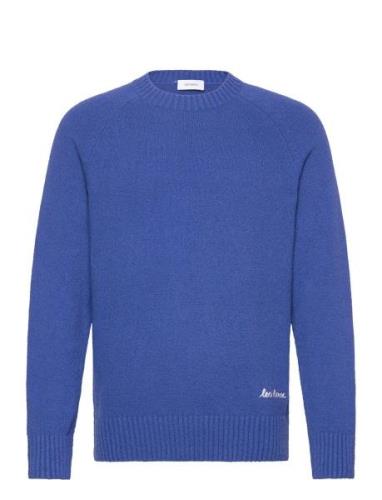 Brad Roundneck Knit Blue Les Deux