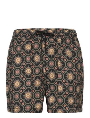 Tapestry Shorts Patterned Les Deux