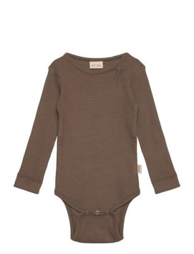 Body L/S Modal Brown Petit Piao